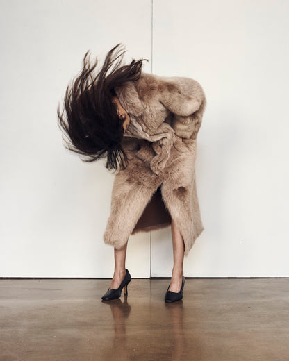 The Marcus Coat in Tan