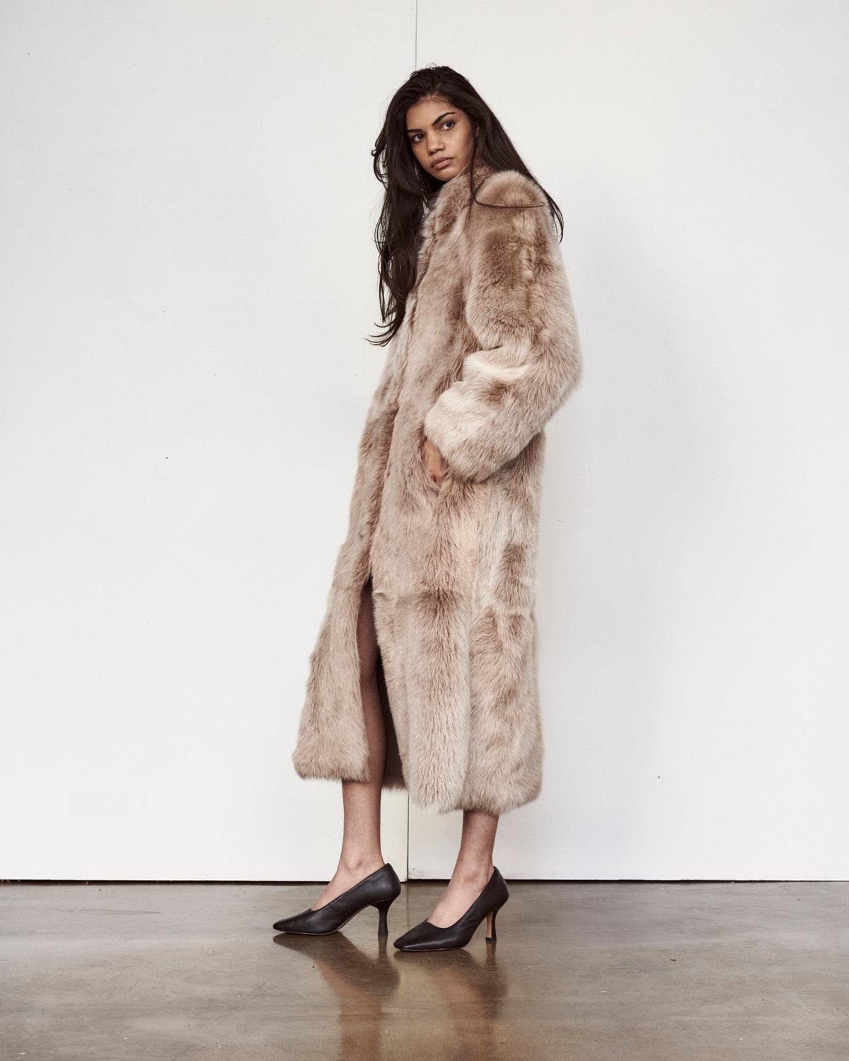 The Marcus Coat in Tan