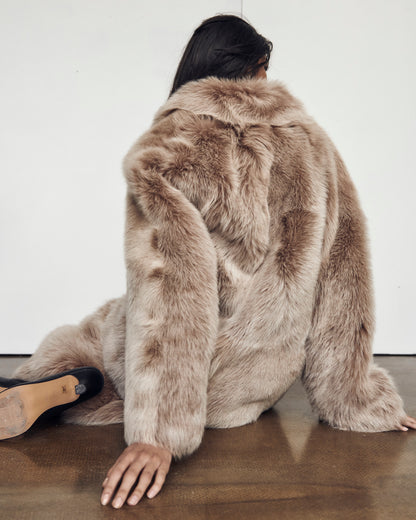 The Marcus Coat in Tan