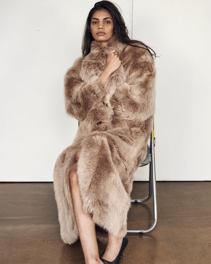 The Marcus Coat in Tan