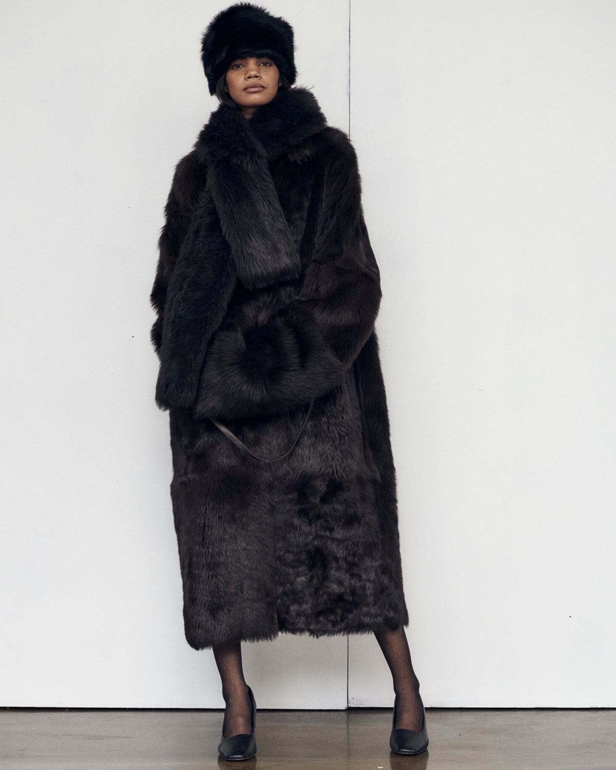 The Marcus Coat in Brown